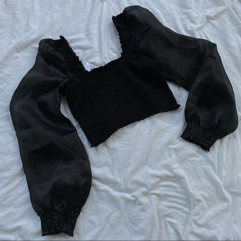 Forever 21 Black Crop Top